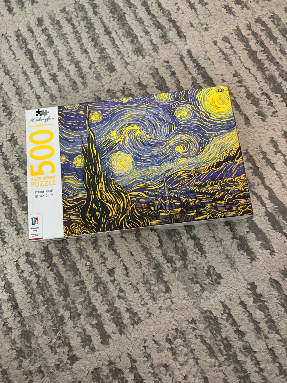 500 piece starry night puzzle hinkler